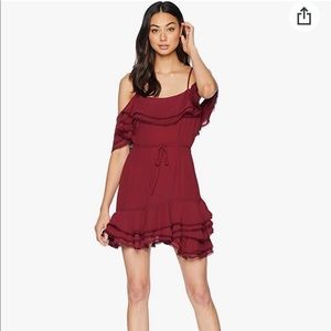 BB DAKOTA Women's Up All Night Ruffle Dress